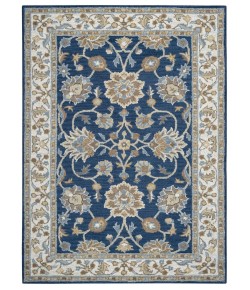 Rizzy Home Ashlyn AL2823 Blue Area Rug 10 ft. Round Round 