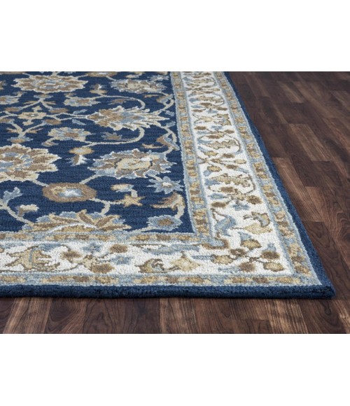 Rizzy Home Ashlyn Blue Rug AL2823 8 ft. X 10 ft. Rectangle - Rugs Town Rizzy Home Ashlyn Blue AL2823 8 ft. X 10 ft. Rectangle Rug