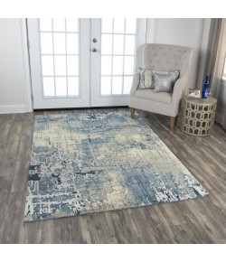 Rizzy Home Artistry ARY109 Blue Area Rug 8 ft. X 10 ft. Rectangle