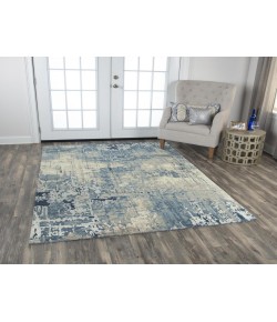 Rizzy Home Artistry ARY109 Blue Area Rug 5 ft. X 8 ft. Rectangle