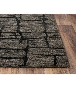 Rizzy Home Becker BKR103 Charcoal Area Rug 5 ft. X 8 ft. Rectangle
