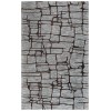 Rizzy Home Becker BKR104 Gray Area Rug 5 ft. X 8 ft. Rectangle