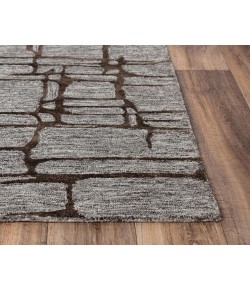 Rizzy Home Becker BKR104 Gray Area Rug 5 ft. X 8 ft. Rectangle