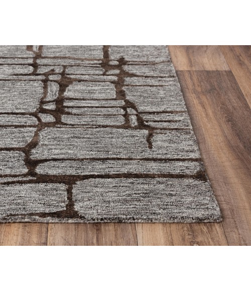 Rizzy Becker Area Rug BKR104 8'9" x 11'9" Gray