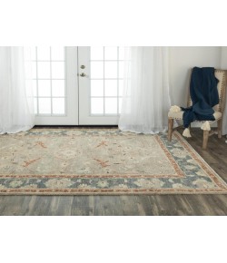 Rizzy Home Belmont BMT956 Light Blue Area Rug 6 ft. X 9 ft. Rectangle