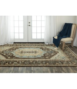 Rizzy Home Belmont BMT958 Darkbrown Area Rug 6 ft. X 9 ft. Rectangle