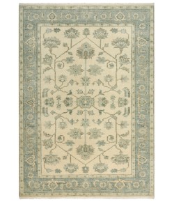 Rizzy Home Belmont BMT960 Ivory / Blue Area Rug 9 ft. X 12 ft. Rectangle