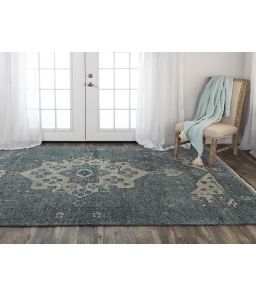 Rizzy Belmont Area Rug BMT990 6' x 9' Blue