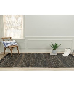 Rizzy Home Bengal BNL934 Black Area Rug 9 ft. X 12 ft. Rectangle