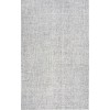 Rizzy Home Brindleton BR351A Gray / Ivory Area Rug 8 ft. X 8 ft. Round