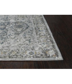 Rizzy Home Bristol BRS106 Beige / Blue Area Rug 2 ft. 7 in. X 8 ft. Runner