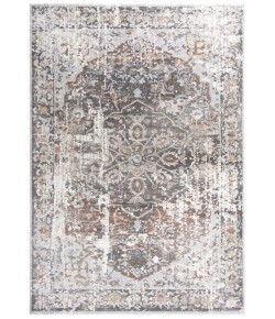 Rizzy Home Bristol BRS103 Beige / Copper Area Rug 5 ft. 3 in. X 7 ft. 6 in. Rectangle