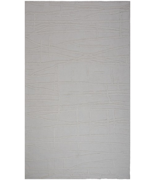 Rizzy Home Bixby Ivory BX01IV 7 ft. 9 in. X 9 ft. 9 in. Rectangle Rug