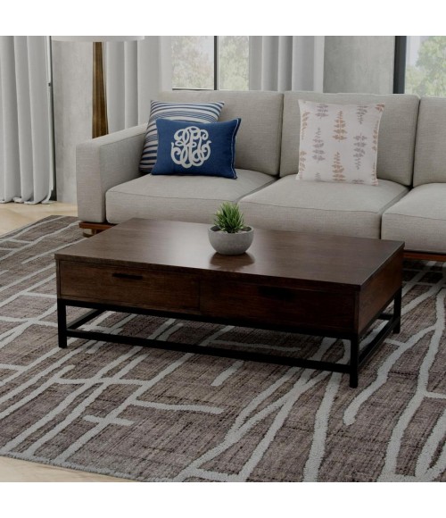 Rizzy Home Bixby Tan BX01TN 5 ft. X 7 ft. 6 in. Rectangle Rug