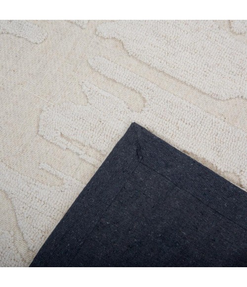 Rizzy Home Bixby Ivory BX02IV 7 ft. 9 in. X 9 ft. 9 in. Rectangle Rug