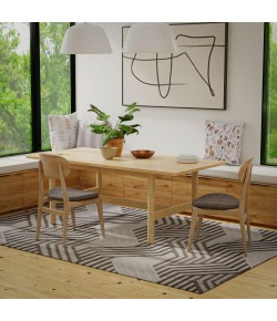 Rizzy Home Bixby Ivory BX03IV 5 ft. X 7 ft. 6 in. Rectangle Rug