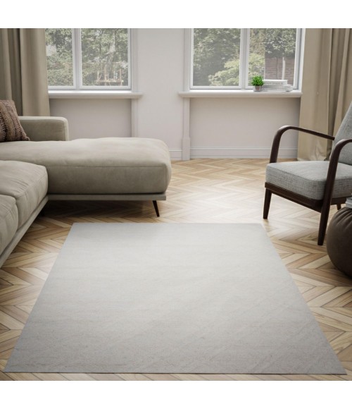 Rizzy Home Bixby Ivory BX04IV 7 ft. 9 in. X 9 ft. 9 in. Rectangle Rug