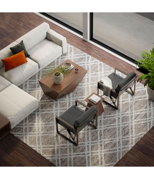 Rizzy Home Bixby Tan BX04TN 7 ft. 9 in. X 9 ft. 9 in. Rectangle Rug