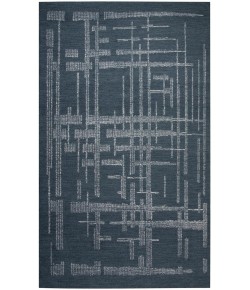 Rizzy Home Bixby Blue BX05BL 7 ft. 9 in. X 9 ft. 9 in. Rectangle Rug