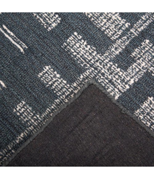 Rizzy Home Bixby Blue BX05BL 7 ft. 9 in. X 9 ft. 9 in. Rectangle Rug