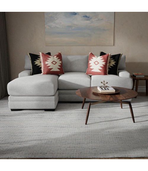 Rizzy Home Bixby Ivory BX08IV 7 ft. 9 in. X 9 ft. 9 in. Rectangle Rug