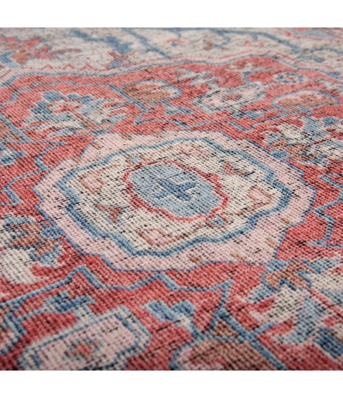 Rizzy Home Centra Rust/Blue CET723 10 ft. X 14 ft. Rectangle Rug