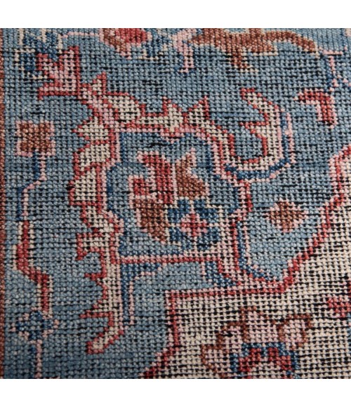 Rizzy Home Centra Rust/Blue CET723 10 ft. X 14 ft. Rectangle Rug