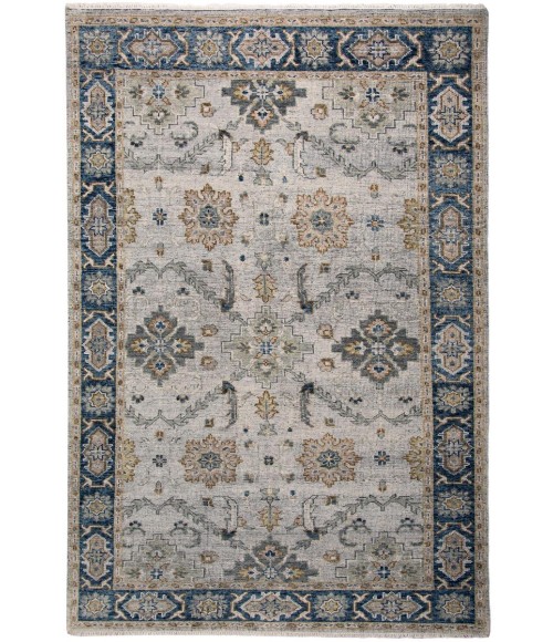 Rizzy Home Centra Gray/Blue CET725 10 ft. X 14 ft. Rectangle Rug
