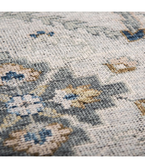 Rizzy Home Centra Gray/Blue CET725 10 ft. X 14 ft. Rectangle Rug