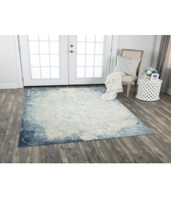 Rizzy Home Chelsea CHS101 Teal / Blue Area Rug 7 ft. 10 in. X 9 ft. 10 in. Rectangle