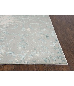 Rizzy Home Chelsea CHS103 Gray / Blue Area Rug 2 ft. 7 in. X 9 ft. 6 in. Rectangle