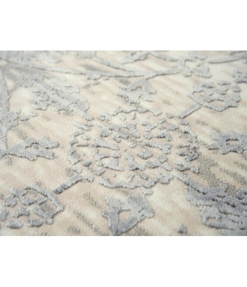 Rizzy Chelsea Area Rug CHS104 7'10" x 9'10" Gray/Cream