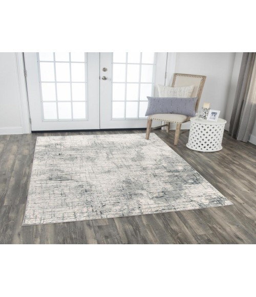 Rizzy Chelsea Area Rug CHS106 7'10" x 9'10" Ceam/Gray