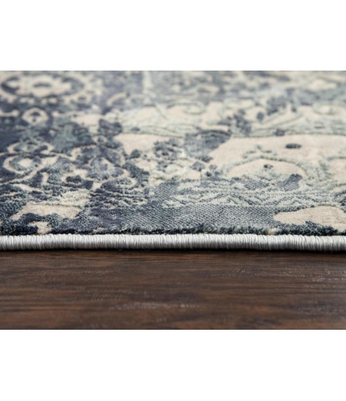 Rizzy Chelsea Area Rug CHS107 7'10" x 9'10" Gray/Teal