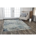 Rizzy Chelsea Area Rug CHS107 7'10" x 9'10" Gray/Teal