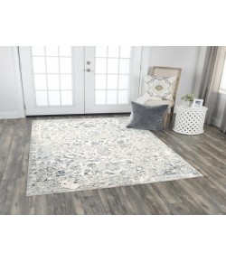Rizzy Home Chelsea CHS109 Cream / Gray Area Rug 7 ft. 10 in. X 9 ft. 10 in. Rectangle