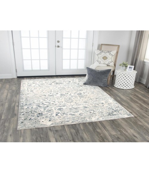Rizzy Chelsea Area Rug CHS109 7'10" x 9'10" Ceam/Gray