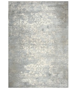 Rizzy Home Chelsea CHS104 Gray / Cream Area Rug 7 ft. 10 in. X 9 ft. 10 in. Rectangle