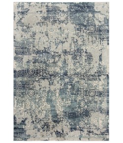 Rizzy Home Chelsea CHS107 Gray / Teal Area Rug 7 ft. 10 in. X 9 ft. 10 in. Rectangle