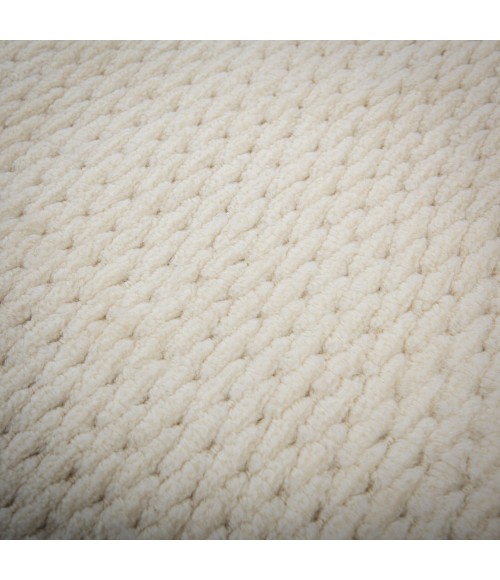 Rizzy Home Cloud Ivory CLD707 5 ft. X 8 ft. Rectangle Rug