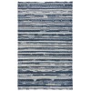 Rizzy Home Capri CPI105 Ivory / Blue Area Rug 5 ft. X 7 ft. 6 in. Rectangle