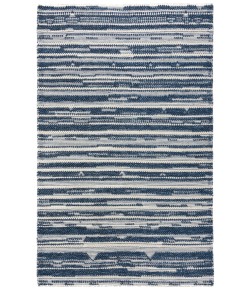 Rizzy Home Capri CPI105 Ivory / Blue Area Rug 8 ft. 6 in. X 11 ft. 6 in. Rectangle