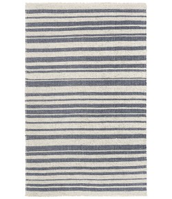 Rizzy Home Capri CPI107 Ivory / Blue Area Rug 5 ft. X 7 ft. 6 in. Rectangle