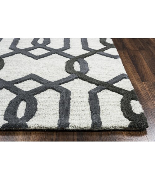 Rizzy Caterine Area Rug CE9526 10' Round grey