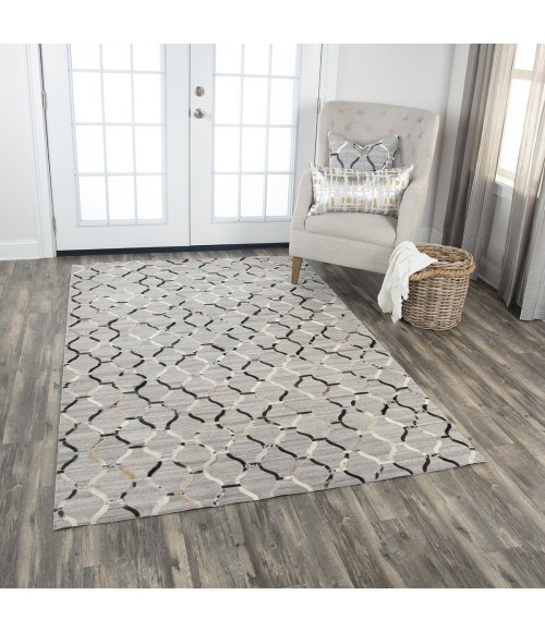 Rizzy Wild Thing Area Rug WDT104 8' x 10' Gray