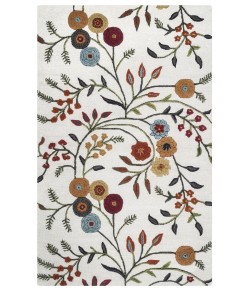 Rizzy Home Dimensions DI1466 White Area Rug 10 ft. Round