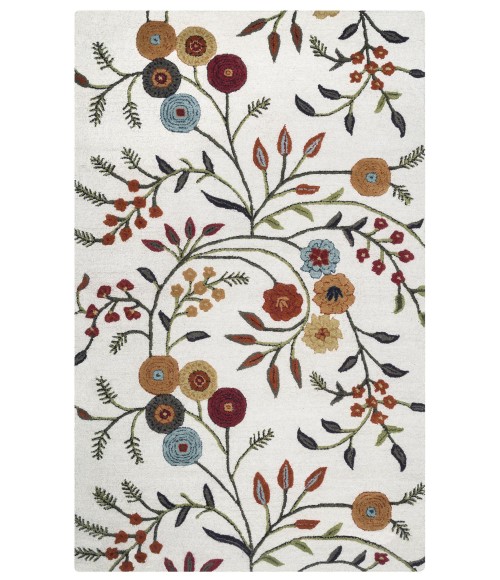 Rizzy Dimensions Area Rug DI1466 10' Round ivory