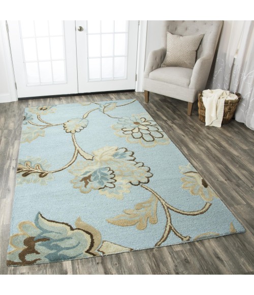 Rizzy Dimensions Area Rug DI1615 8' x 10' Blue
