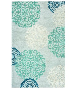 Rizzy Home Dimensions DI2241 Light Gray Area Rug 10 ft. Round