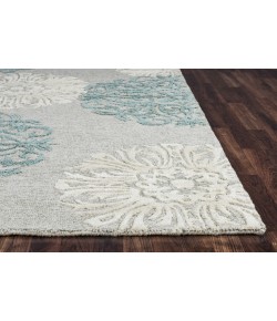 Rizzy Home Dimensions DI2241 Light Gray Area Rug 10 ft. Round